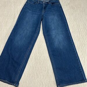 Old Navy Women's Blue Flare & Wide Leg Jeans